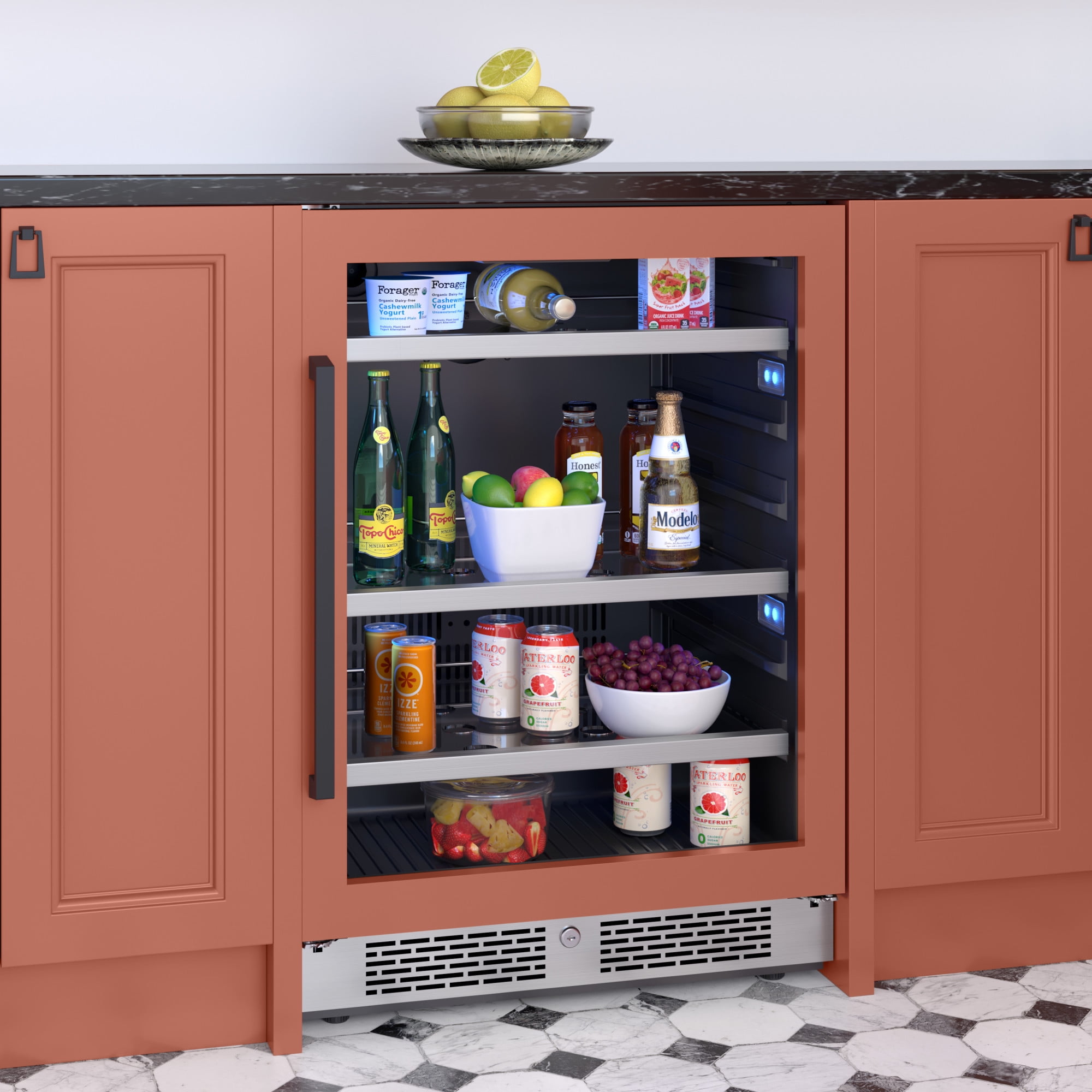 Avallon Abr242rh 24" Wide 140 Can Energy Efficient Beverage Center - Panel Ready Solid