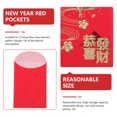 thumbnail image 2 of KAKOWELY 36 piezas de Hong Bao de bolsillo para dinero de la suerte tradicional chino, paquete rojo de Año Nuevo chino, estilo aleatorio, 2 of 4