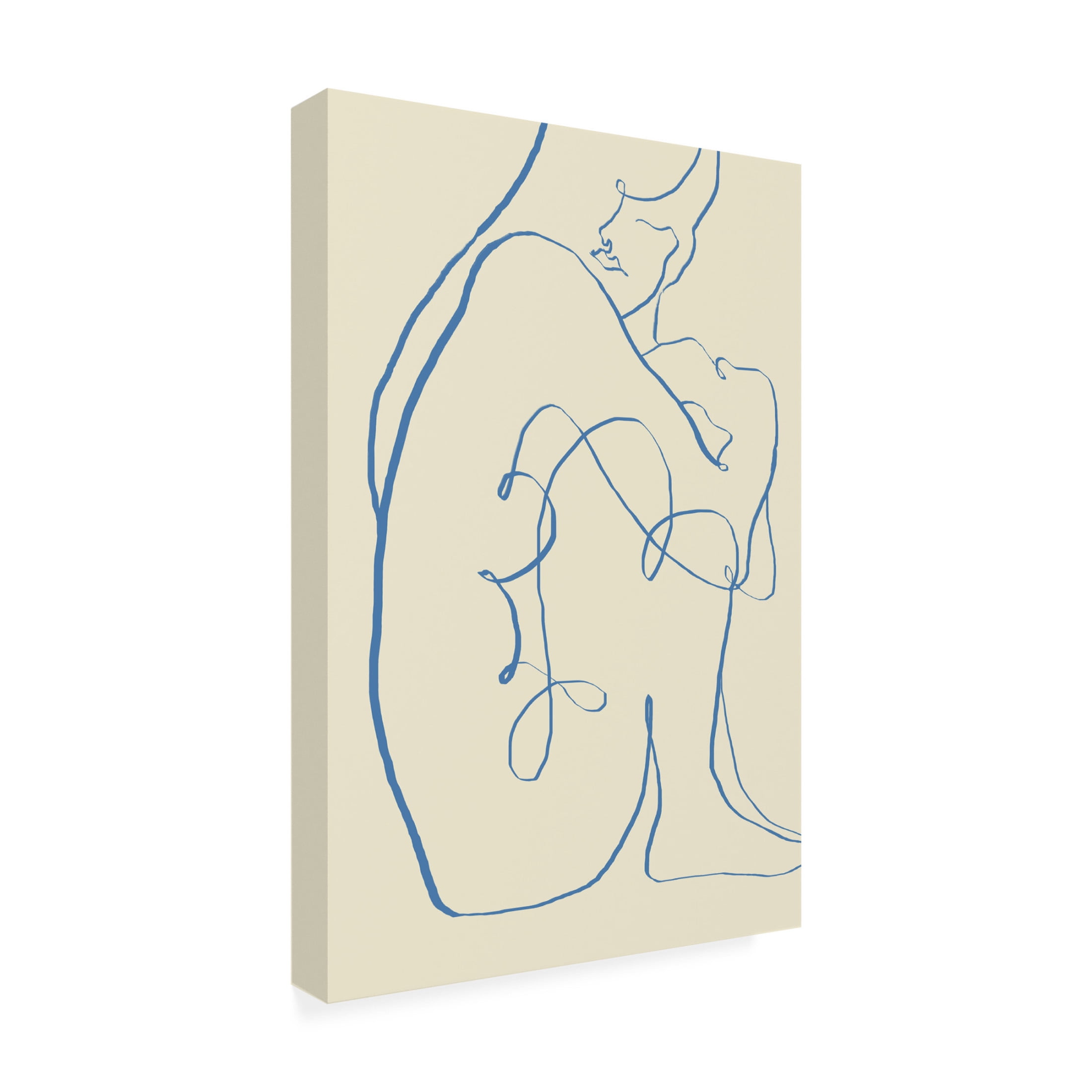 Canvas Wall Art - Pictufy Studio Ii 'Sitting Grand' Wall Art for Living Room, Bedroom, or Office Décor by Trademark Fine Art - 12 x 19 Inches