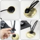 thumbnail image 2 of 2 piezas Noble Cable Pass 60 mm Cubierta de orificio de cable para escritorios, escritorios y encimeras Material: Aleación de zinc (Bronce), 2 of 5