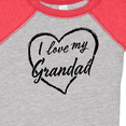 thumbnail image 4 of Inktastic I Love My Grandad in Black Chalk Heart Boys or Girls Baby Bodysuit, 4 of 5