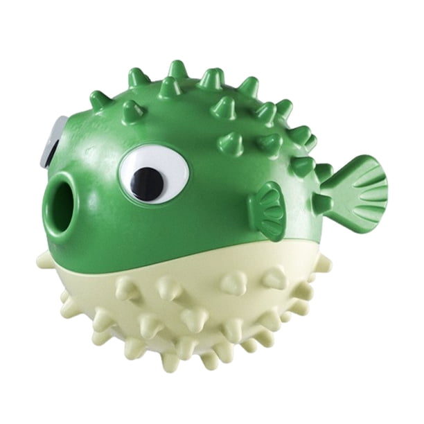 Pelota de goma Greeniant grande para perro color verde
