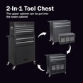 thumbnail image 4 of Tcbosik Tool Chest with 8 Drawers, Rolling Tool Cabinet with Lockable Wheels, Metal Tool Storage Cart for Garage Workshop, Black, 4 of 5