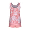 thumbnail image 5 of Womens Swimsuits Plus Size Vintage Print Strappy Back Tankini Set Two Piece Swimdress Panty Bathing Suit Beachwear Swimwear, 5 of 6