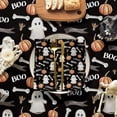 thumbnail image 4 of Halloween Tablecloth 60x84 Inch Rectangular, Ghost Pumpkin Black Washable Table Cover for Party Picnic Dinner Decor, 4 of 6