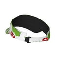 thumbnail image 3 of ZICANCN Sun Visors Hat for Women and Men, Lucky Mushroom Pattern Beach Hats, Sports Hat for Golf Tennis Running, 3 of 7