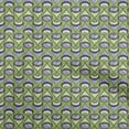 thumbnail image 1 of oneOoneCottonPoplinGreenFabricAfricanSewingFabricByTheYardPrintedDiyClothingSewingSupplies56InchWide, 1 of 4