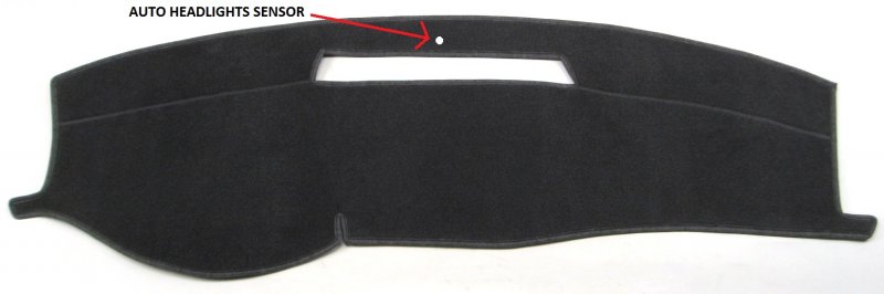 Fits 2006-2013 Chevy Impala Dashboard Mat Pad Dash Cover-Black