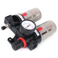 thumbnail image 4 of Ccdes Oil Water Separator Compressed Air Filter Source Treatment + Pressure Gauge New, 4 of 8