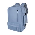 thumbnail image 2 of Paquete 7 piezas Mochila expandible con puerto USB y porta laptop azul 35 x 47 x 16, 2 of 7