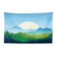 thumbnail image 1 of Evergreen Tapestry, Wilderness of a National Park Ecosystem Healthy Environment Concept, Fabric Wall Hanging Decor for Bedroom Living Room Dorm, 2 Sizes, Green and Hunter Green, by Ambesonne, 1 of 1