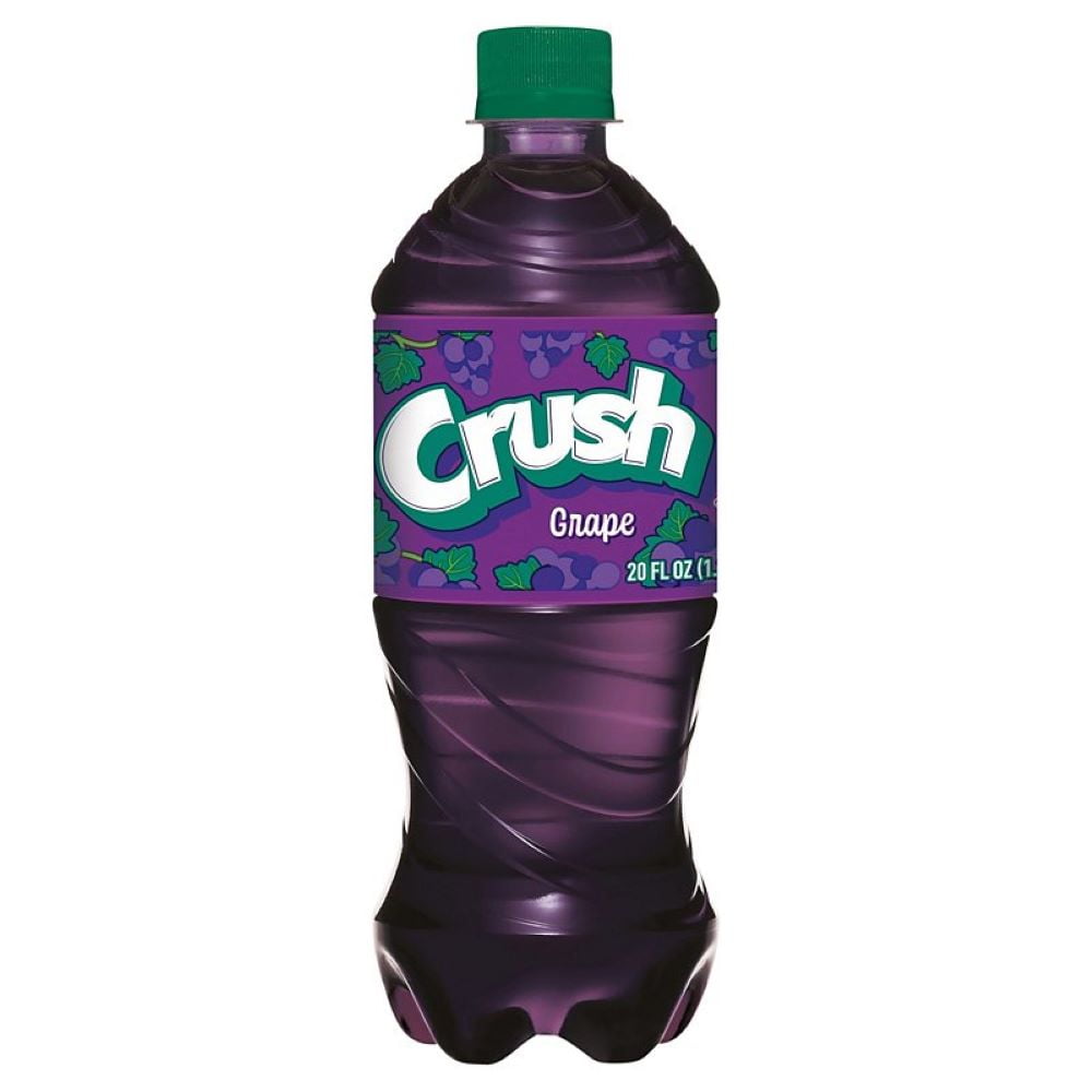 Crush Grape Soda 20oz Bottles, Quantity of 24