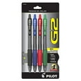 thumbnail image 2 of Pilot G2 Retractable Gel Pens, Bold Point, 1.0 mm, Assorted Barrels, Assorted Ink Colors, Pack Of 4, 2 of 3