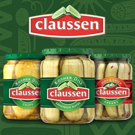 Claussen Kosher Dill Pickle Sandwich Slices, 20 fl. oz. Jar