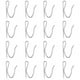 thumbnail image 1 of Gancho de acero inoxidable de 100 piezas, 1 of 3