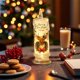 thumbnail image 1 of Electronic Candle Light Christmas Decorations Snowman Santa Reindeer Luminous Night Light Mood Ornaments for Holiday Home Party Tabletop Display, 1 of 6