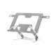 thumbnail image 2 of Soporte para computadora portátil, soporte plano, giratorio de 90 degree, diseño ergonómico hueco, altura ajustable y resistente, elevador para computadora Gris, 2 of 8