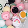 thumbnail image 4 of Mini Peigne Rond Mignon pour Cheveux, Brosses de Poche avec Miroir de Maquillage pour Femmes et Filles, 4 of 6