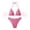 Pink #15, variant on Women's Ribbed Mint Bikini Set – Top & High-Waisted Bottom, Light Green Summer Swimwear Green M
