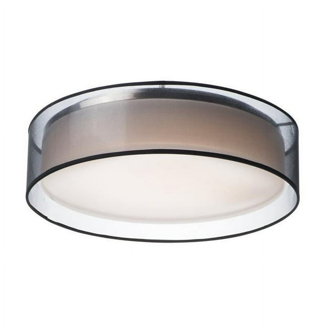 Maxim 10222BO 20 Po. Prime Plafonnier à LED Encastré, Organza Noir