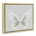 thumbnail image 3 of Stupell Industries Angel Wings on Grey Religious Painting Gold Floater Framed Canvas Art Print Wall Art, 17 x 21, 3 of 9