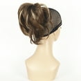 thumbnail image 3 of Adjustable Messy Style Ponytail Hair Extension Synthetic Hairpiece with Jaw Claw Amazing Shape For Women, Light Brown with Highlights, 3 of 7