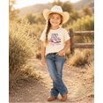 thumbnail image 2 of Big Sister Shirt for Baby Toddler & Youth Girls Cowgirl Boots Tee, Natural Shirt, 4T, 2 of 8