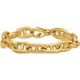 thumbnail image 4 of Feminine Heirloom Graceful Herco 14K Polished 12.3mm Anchor Link 8.5 inch Bracelet Elegant Breathtaking Unique, 4 of 6