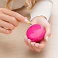 thumbnail image 6 of Round Pill Organizer Plastic 7 Compartment Hot Pink for Daily Travel and Purse, 6 of 7