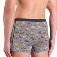 thumbnail image 4 of Men's Boxer Briefs, Conch Shells Print No.9014 Soft Comfy Mens Underwear Boxer Briefs Breathable With Widen Waist, 4 of 7