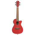 thumbnail image 4 of Ortega Guitars, 4-String Earth Series Concert Acoustic/Electric Ukulele, Right, Transparent Fire Red, (RUFIRE-CE), 4 of 4