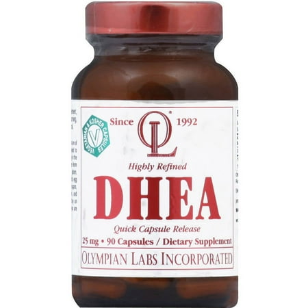 Olympian Labs DHEA, 25 mg, Quick Capsule Release, 90 CT