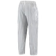 thumbnail image 3 of Men's Concepts Sport White/Navy Chicago White Sox Logo Vigor Pinstripe Pants, 3 of 3