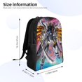 thumbnail image 4 of Mobile Suit Gundam Backpacks Lightweight Bookbags Casual Daypack For Travel Work Hiking, 4 of 8