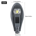 thumbnail image 2 of Noref Lampe LED Extérieure, Lampe de Rue LED pour Jardin Extérieur Lampe de Cour Éclairage de Portail AC 85-265V, Lampe de Rue LED, 2 of 8