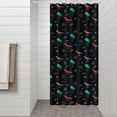 thumbnail image 3 of 36" x 72" Cute Dino Shower Curtain - Bright and Bold Dinosaur Pattern, Ideal for Airbnb Bathrooms, 3 of 5