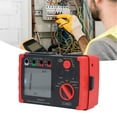 thumbnail image 4 of 250V 500V 1000V Megohmmeter, Digital Insulation Resistance Tester Large LCD Display High Pressure Prompt  For Electromechanical Equipment, 4 of 8