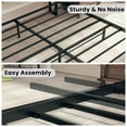 thumbnail image 6 of Dayago Full Size Bed Frame, Storage Headboard with Charging Station, Solid and Stable, Noise Free, No Box Spring Needed, Easy Assembly, Rustic Brown, 6 of 10