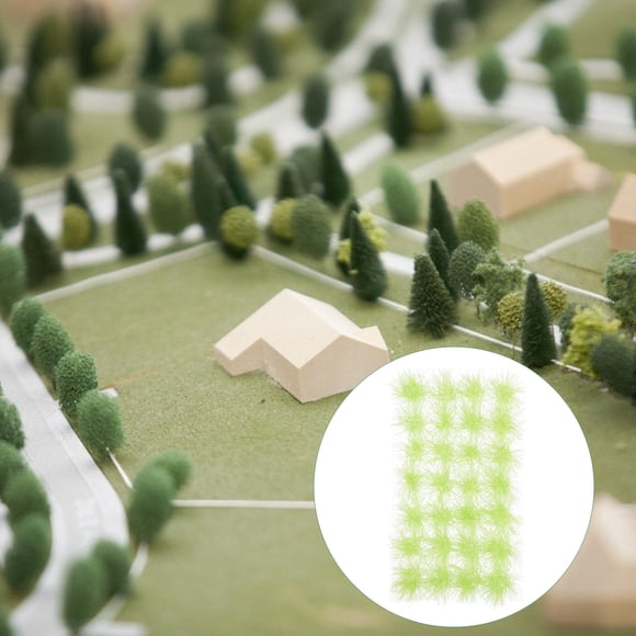 UPOUART Grass Mat Miniature For Home Decoration Plastic Landscape Grass 1 Box