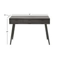 thumbnail image 3 of DecMode Wood Modern Console Table, Matte Black, 42"W, 3 of 11