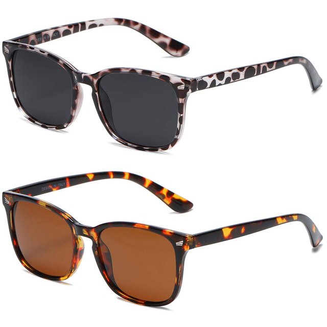 Gafas de sol DUSHINE polarizadas de estilo retro clásico para mujer