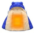 thumbnail image 5 of XBASW Kids Baby Winter Fleece Jacket Bear Hooded down Cotton Coats for Boys Girls Puffer Padded Outerwear 1-6T, 5 of 7