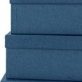thumbnail image 4 of Drative Storage Boxes with Lids, Paper Storage Box Set for Keepsakes and Photos, Drative Boxes for Home Dr, Stationery, Office Organizers, Navy Blue, 4 of 6