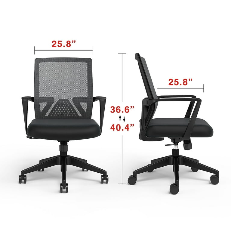 Staples Cartwright Ergonomic Fabric Swivel Task Chair Black