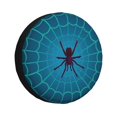 thumbnail image 1 of Fotbe Spider And Cobweb Funda de Llanta de Repuesto con Estampado, Engrosada, Ajuste Universal para Jeep, Remolque, RV, SUV, Camión-14 inch, 1 of 6