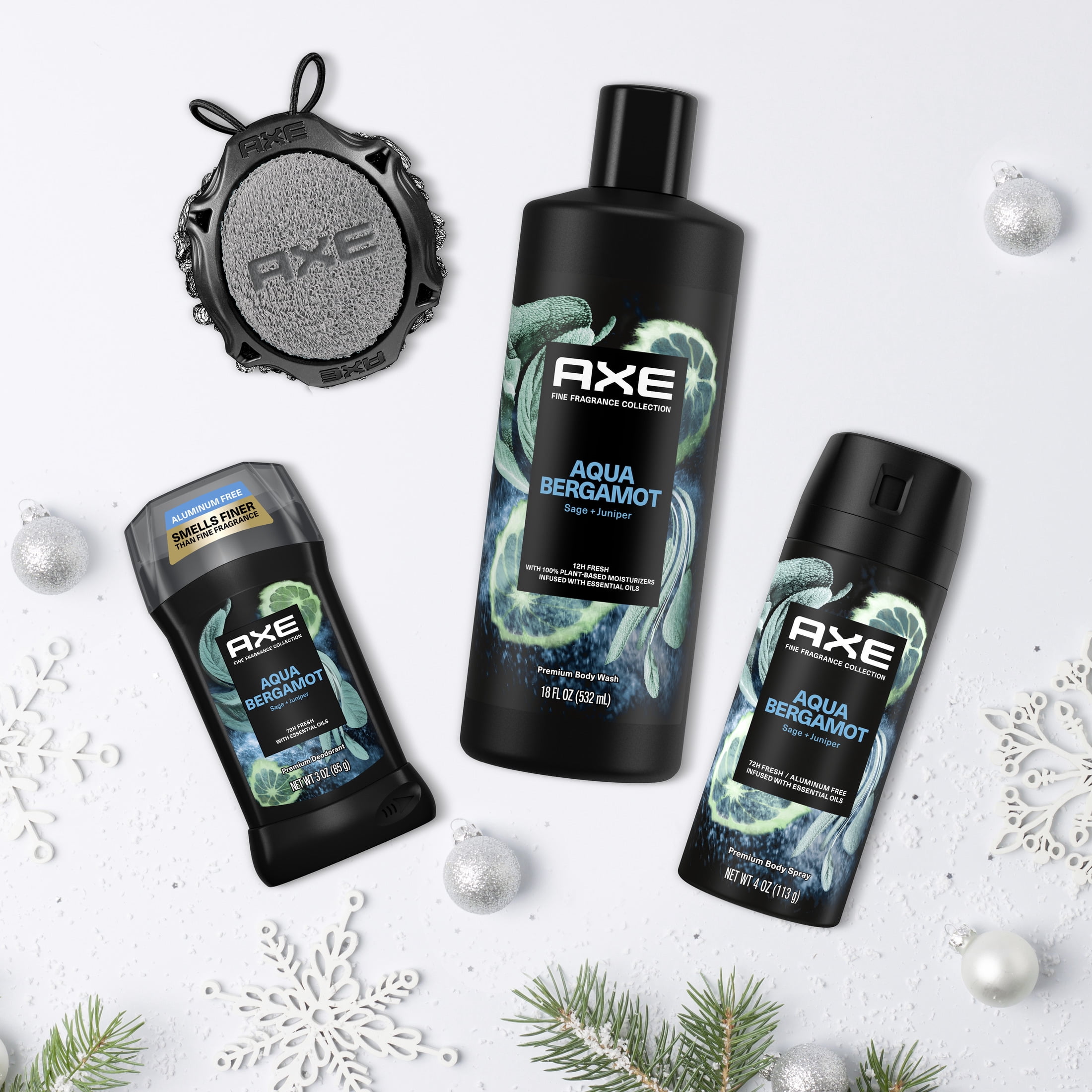 Axe Men's Gift Set Body Wash Deodorant Spray Antiperspirant