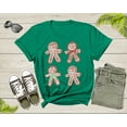 thumbnail image 2 of Merry Christmas Cookies Xmas Gingerbread Man Dessert Design T-Shirt Christmas Lover Gift T Shirt for Men Women Kids Boys Girls Teens Tshirt, 2 of 8