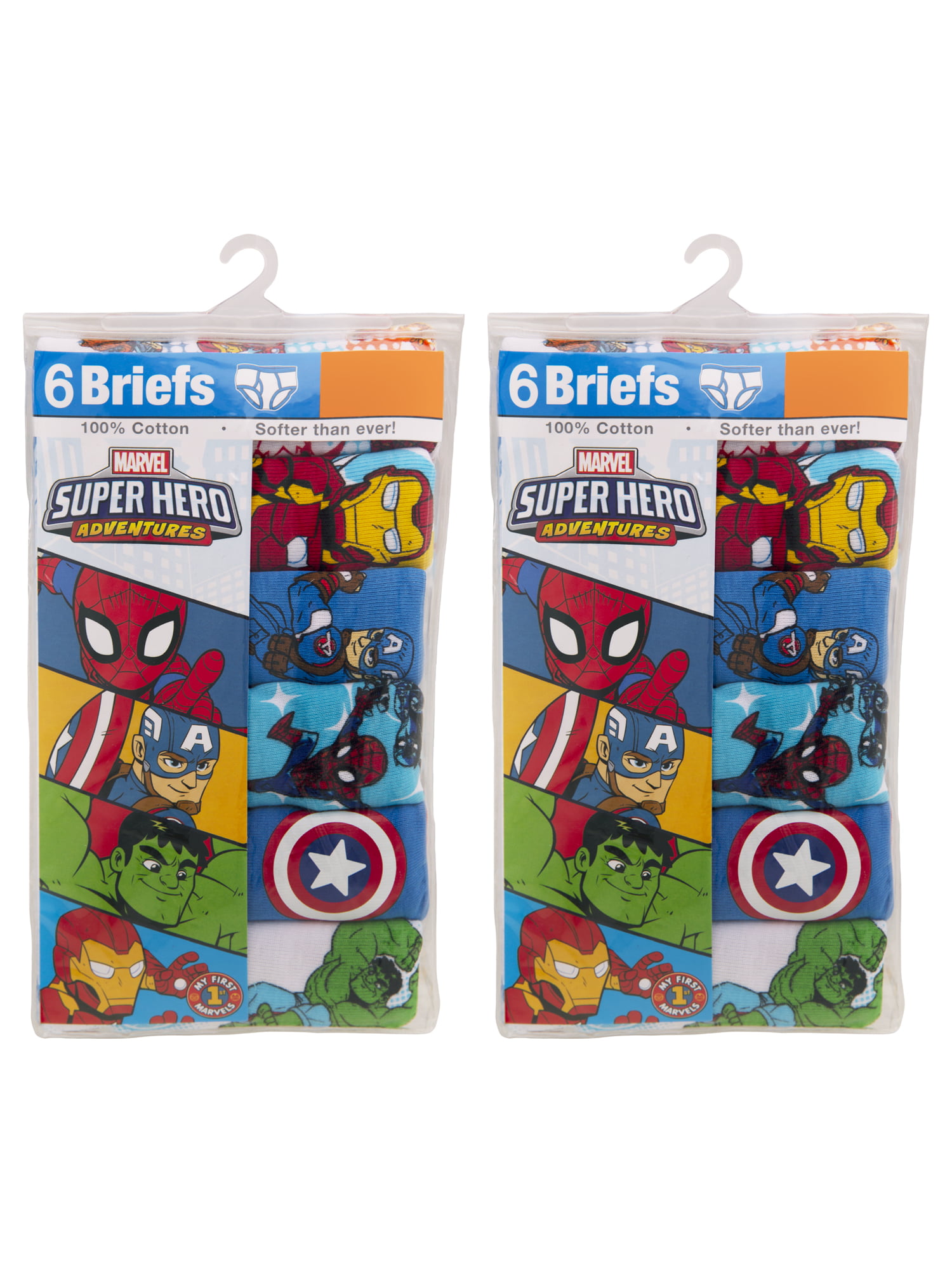 Marvel Boys' Superhero & Spiderman Count Down Box of 12pk 100% Cotton Briefs  with Potty Training Chart & Stickers Sizes 2/3t, 4t, 5t,  Spidyfriends12pkbox, 2-3 Years (Pack of 12) : : Fashion