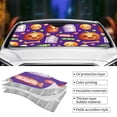 thumbnail image 5 of XMXT Car Sun Shade Windshield, Halloween Candy Skeleton Cartoon Print Sunshade for Car Windshield Sun Shades for Car SUV Truck, m, 5 of 9