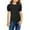 Black, variant on Arshiner Girls Shirts Summer Cute Classic Puff Short Sleeve Plain Ribbed Knit Crew Neck T-Shirt Tee Tops Blouse Black 9-10 Years 12 Black